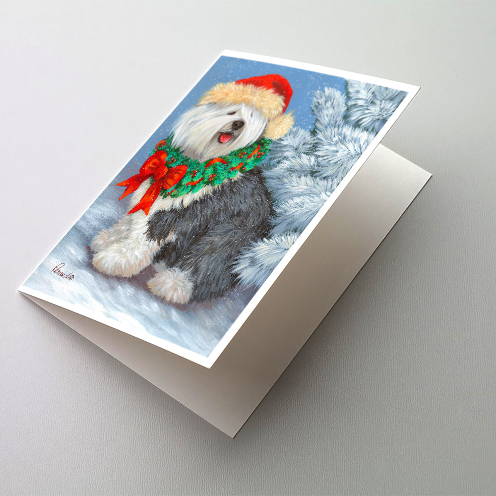 Cartão Postal De Convite Sheepdog inglês velho
