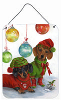 Buy this Dachshund Christmas Jingle Wall or Door Hanging Prints PPP3085DS1216